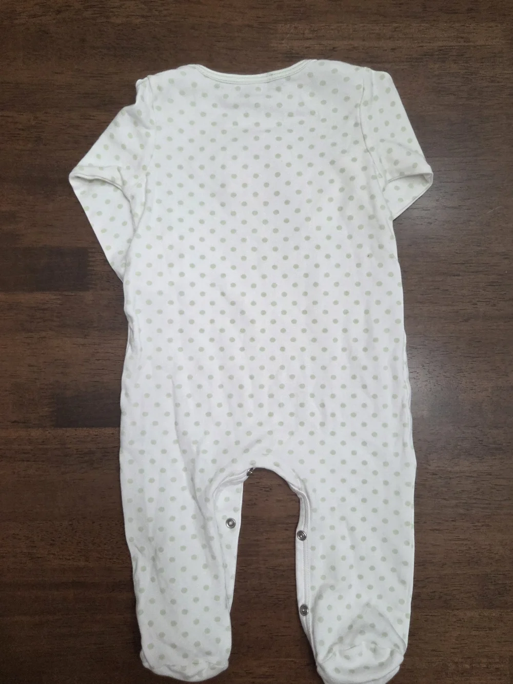 Magnolia Baby Cream Polka Dot One-Piece with Colorful Turkey Applique